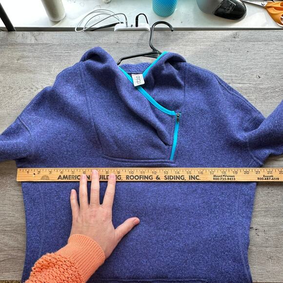 Stio Sweetwater Fleece Hoodie Blue Purple Large Women's - Picture 7 of 8